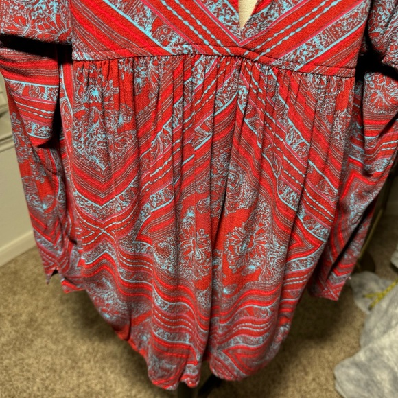 Free People Walking on a Dream cut out choker tunic top - Size M - Picture 9 of 13